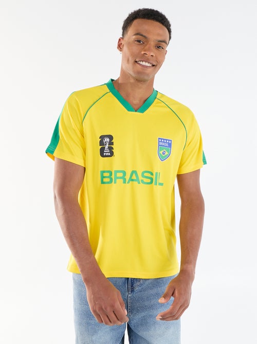 Camisetas con licencia oficial de la Copa Mundial de la FIFA 26™ - Brasil - Kiabi Camisetas con licencia oficial de la Copa Mundial de la FIFA 26™ - Brasil - Kiabi