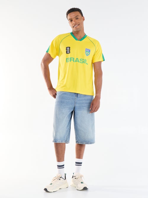 Camisetas con licencia oficial de la Copa Mundial de la FIFA 26™ - Brasil - Kiabi Camisetas con licencia oficial de la Copa Mundial de la FIFA 26™ - Brasil - Kiabi