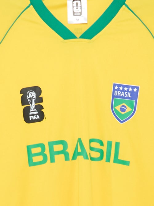 Camisetas con licencia oficial de la Copa Mundial de la FIFA 26™ - Brasil - Kiabi Camisetas con licencia oficial de la Copa Mundial de la FIFA 26™ - Brasil - Kiabi