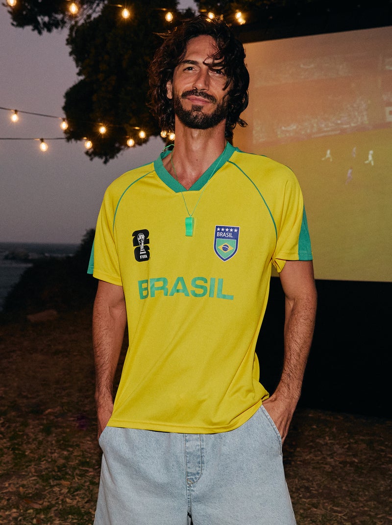 Camisetas con licencia oficial de la Copa Mundial de la FIFA 26™ - Brasil Verde - Kiabi