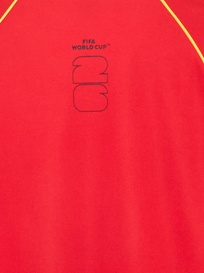 Camisetas con licencia oficial de la Copa Mundial de la FIFA 26™ - España Rojo - Kiabi