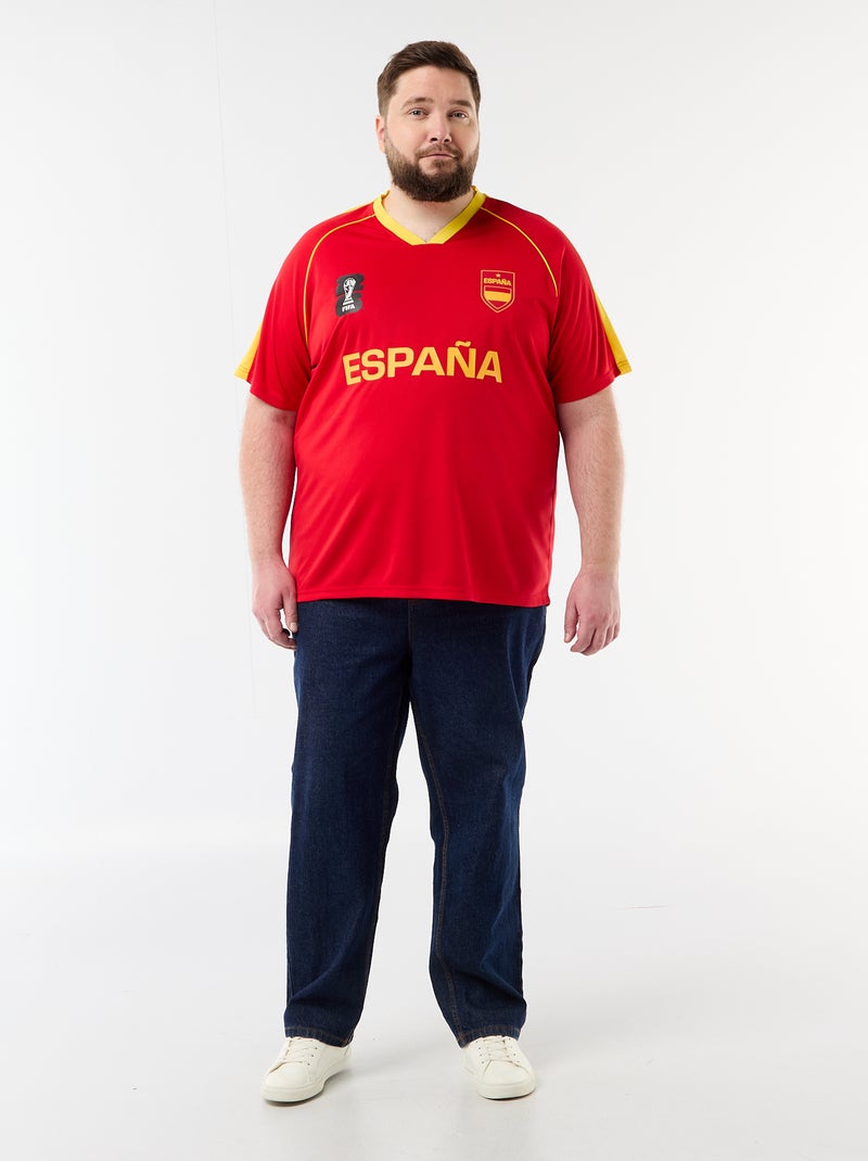 Camisetas con licencia oficial de la Copa Mundial de la FIFA 26™ - España Rojo - Kiabi