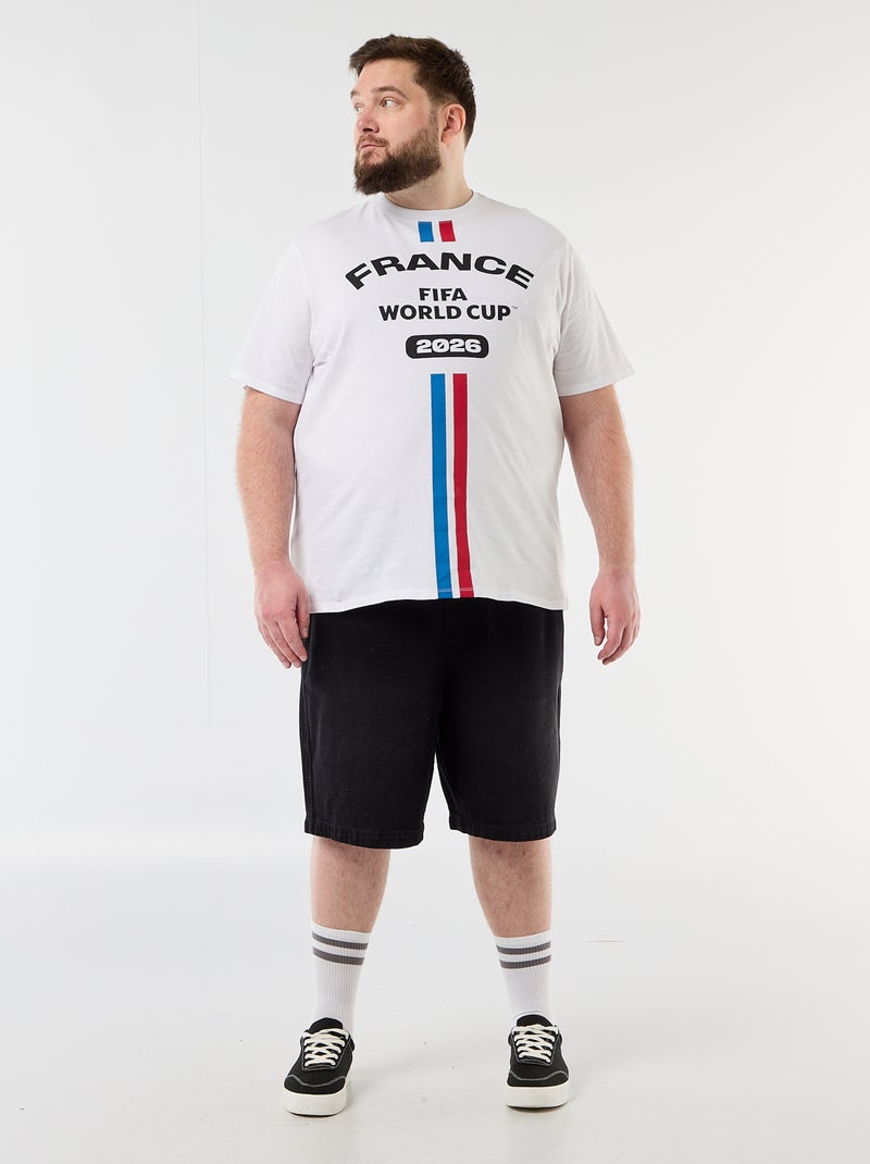 Camisetas con licencia oficial de la Copa Mundial de la FIFA 26™ - Francia Blanco - Kiabi