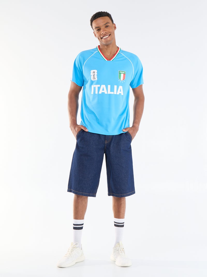 Camisetas con licencia oficial de la Copa Mundial de la FIFA 26™ - Italia Azul - Kiabi