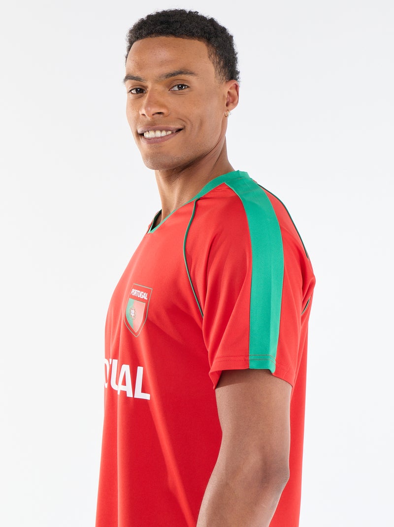 Camisetas con licencia oficial de la Copa Mundial de la FIFA 26™ - Portugal Rojo - Kiabi