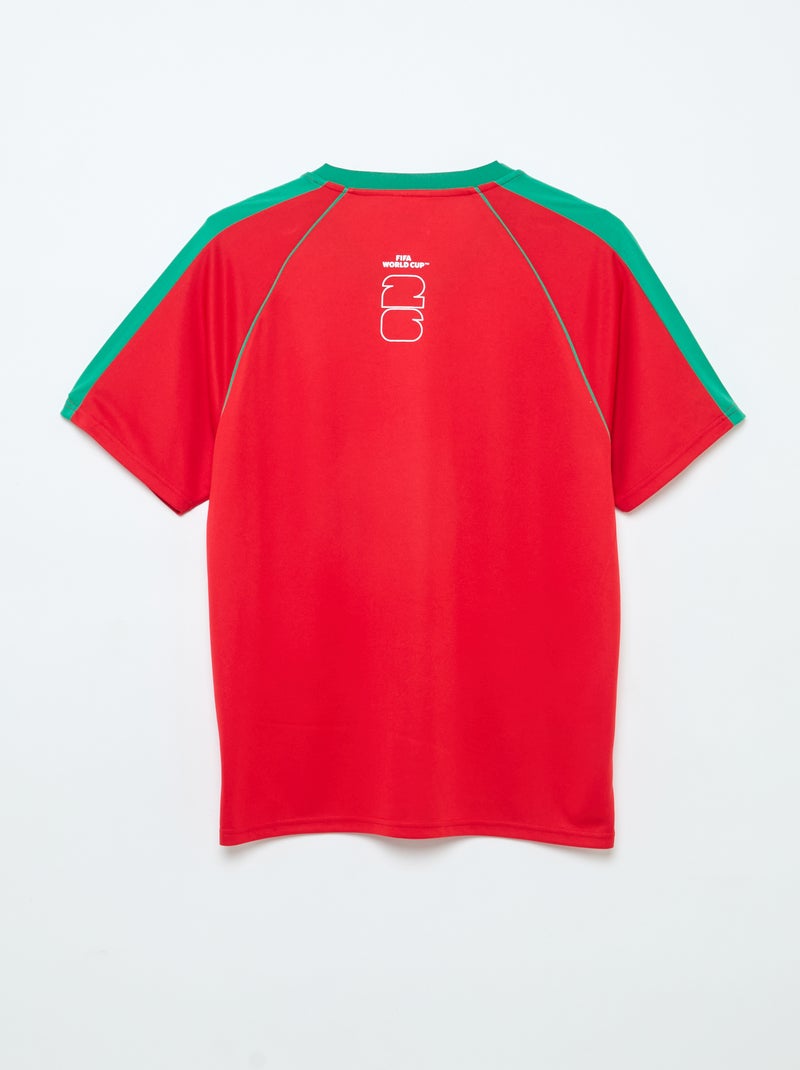 Camisetas con licencia oficial de la Copa Mundial de la FIFA 26™ - Portugal Rojo - Kiabi