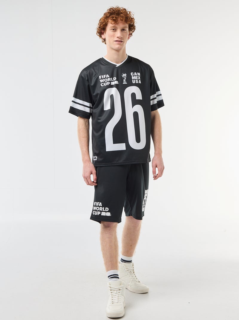 Camisetas con licencia oficial de la Copa Mundial de la FIFA 26™ Negro - Kiabi