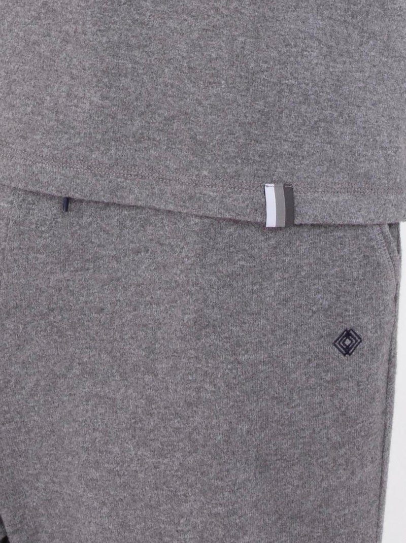 Camisetas homewear hombre Isotoner Gris jaspeado - Kiabi