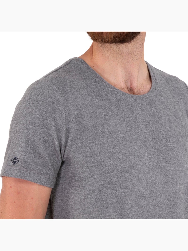 Camisetas homewear hombre Isotoner Gris jaspeado - Kiabi
