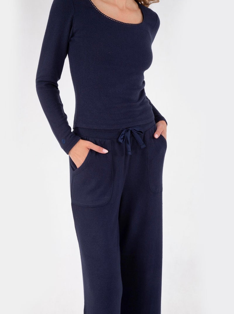 Camisetas homewear mujer Isotoner Azul marino - Kiabi