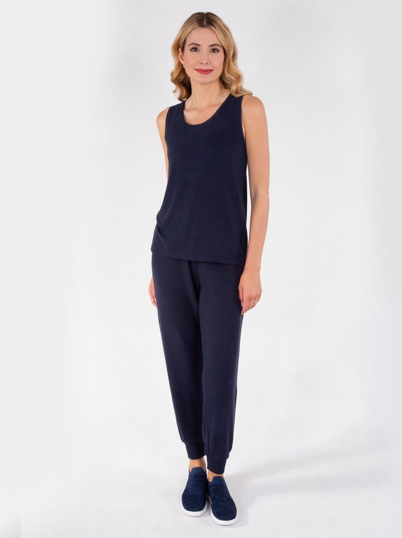 Camisetas homewear mujer Isotoner Azul marino - Kiabi