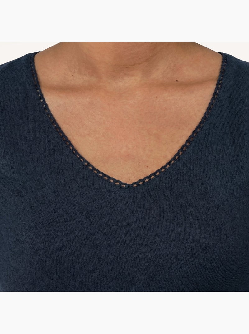 Camisetas homewear mujer Isotoner Azul marino - Kiabi