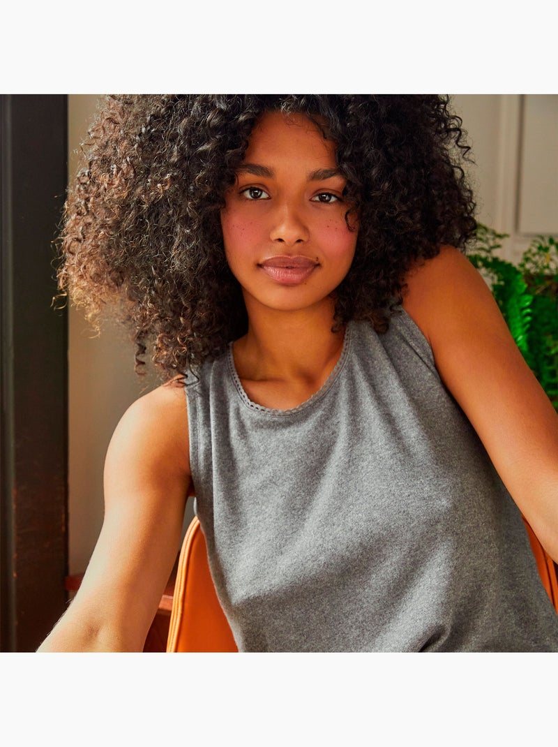 Camisetas homewear mujer Isotoner Gris jaspeado - Kiabi