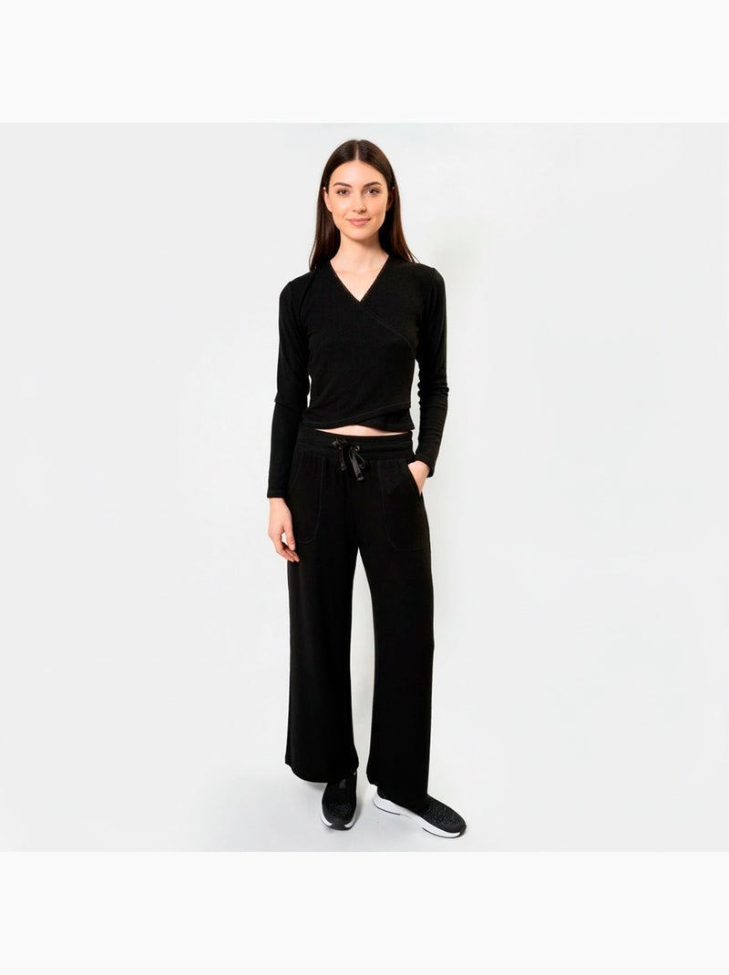 Camisetas homewear mujer Isotoner Negro - Kiabi