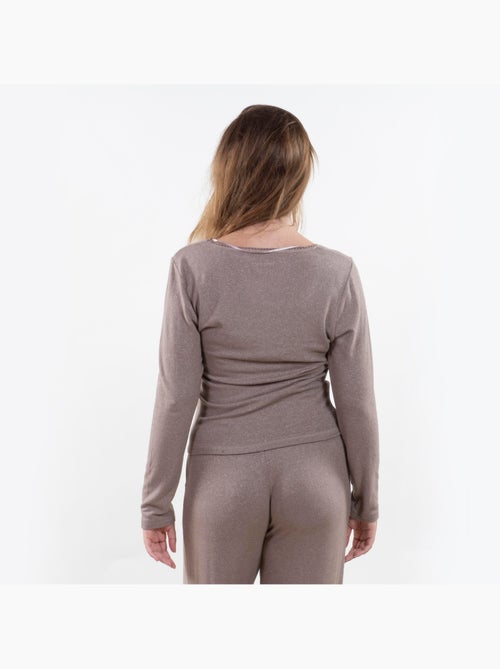 Camisetas homewear mujer isotoner - Kiabi Camisetas homewear mujer isotoner - Kiabi