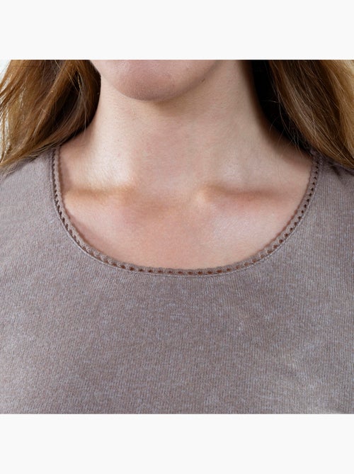 Camisetas homewear mujer isotoner - Kiabi Camisetas homewear mujer isotoner - Kiabi