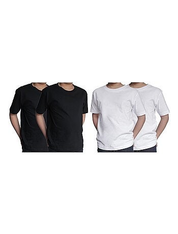 Camisetas Niño Pack de 4 Lisas Ozabi Basic