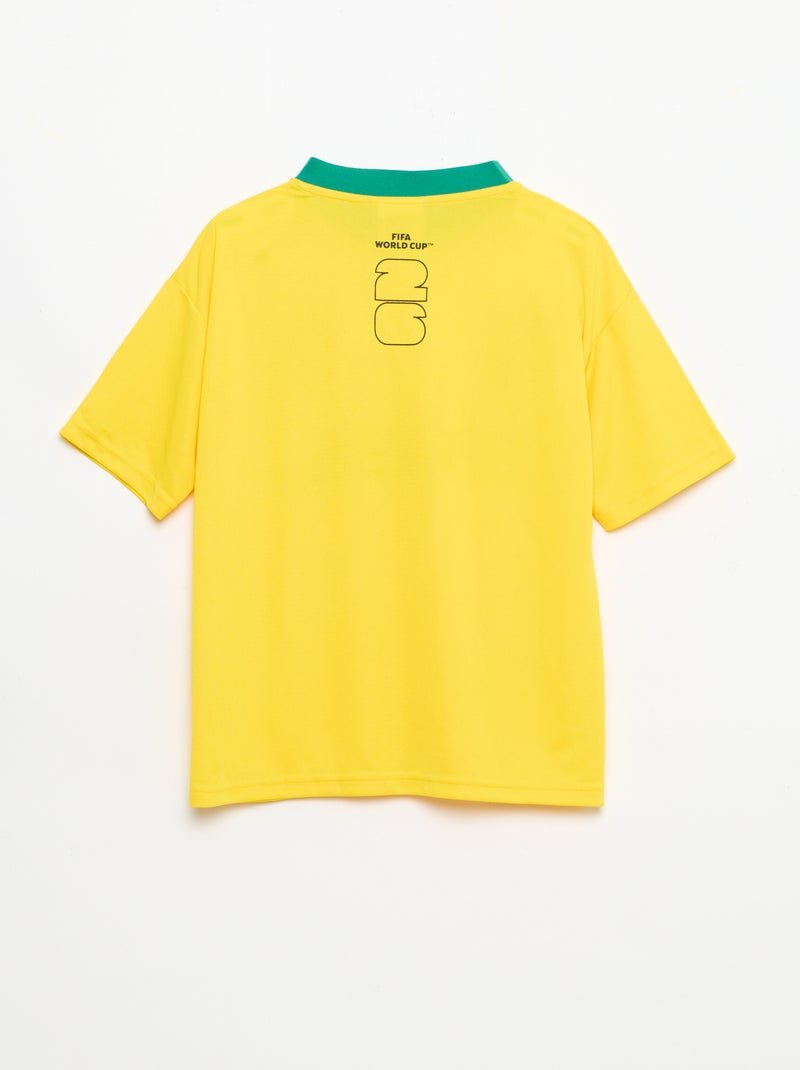 Camisetas oficiales de la Copa Mundial de la FIFA 26™ - Brasil Amarillo - Kiabi