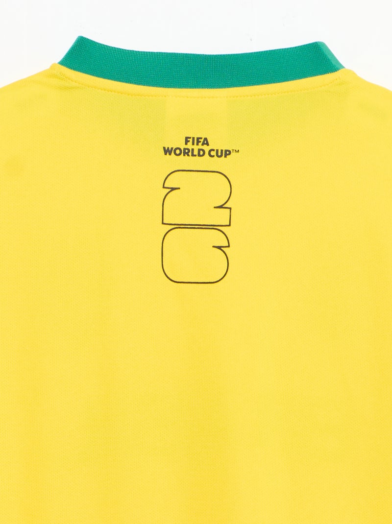 Camisetas oficiales de la Copa Mundial de la FIFA 26™ - Brasil Amarillo - Kiabi