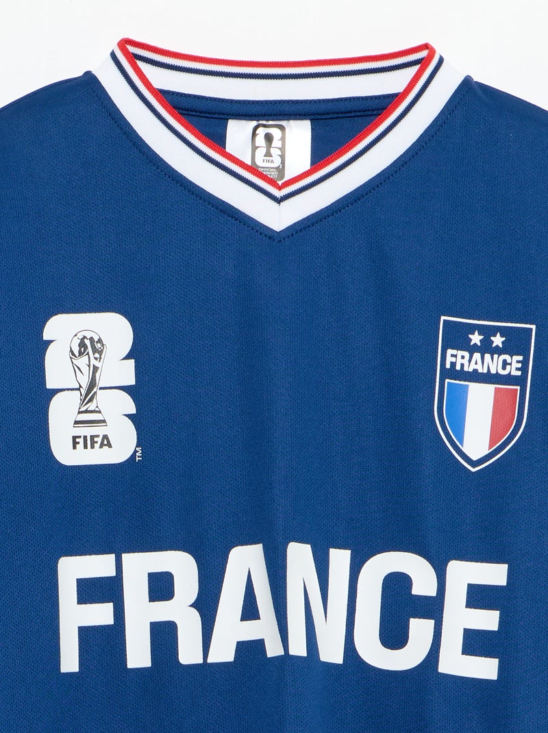 Camisetas oficiales de la Copa Mundial de la FIFA 26™ - Brasil Azul - Kiabi