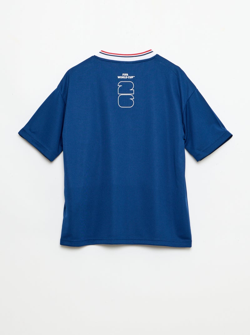 Camisetas oficiales de la Copa Mundial de la FIFA 26™ - Brasil Azul - Kiabi