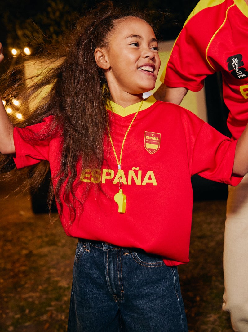 Camisetas oficiales de la Copa Mundial de la FIFA 26™ - España Rojo - Kiabi