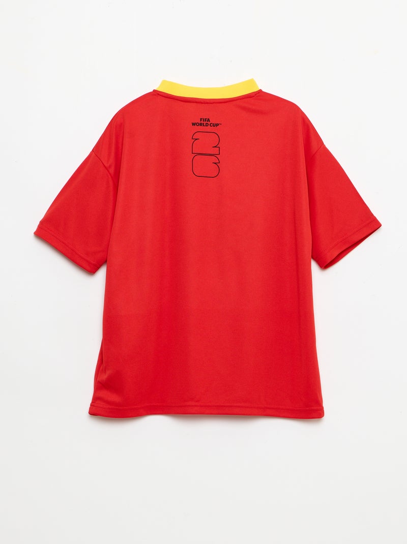 Camisetas oficiales de la Copa Mundial de la FIFA 26™ - España Rojo - Kiabi
