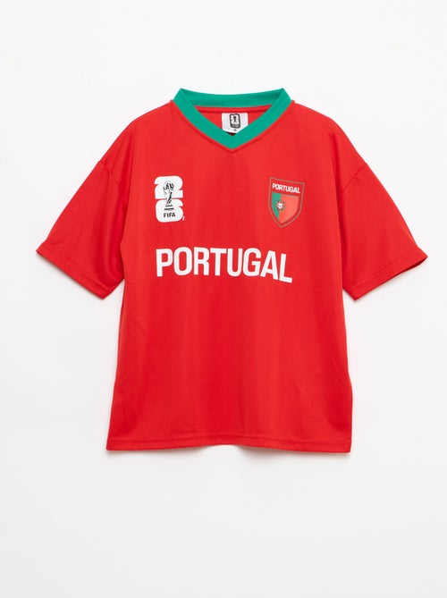 Camisetas oficiales de la Copa Mundial de la FIFA 26™ - Portugal - Kiabi Camisetas oficiales de la Copa Mundial de la FIFA 26™ - Portugal - Kiabi