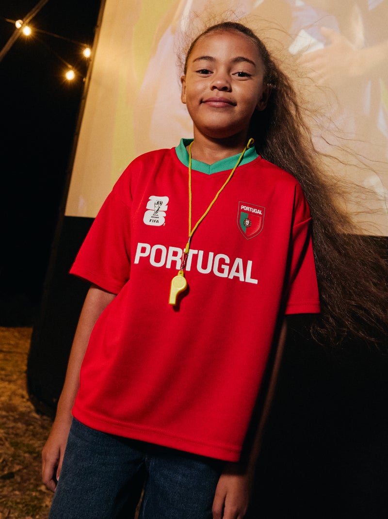 Camisetas oficiales de la Copa Mundial de la FIFA 26™ - Portugal Rojo - Kiabi