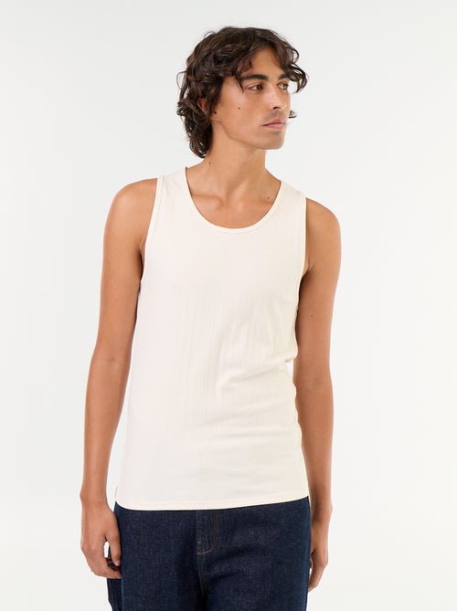 Camisetas sin mangas de punto acanalado - Kiabi