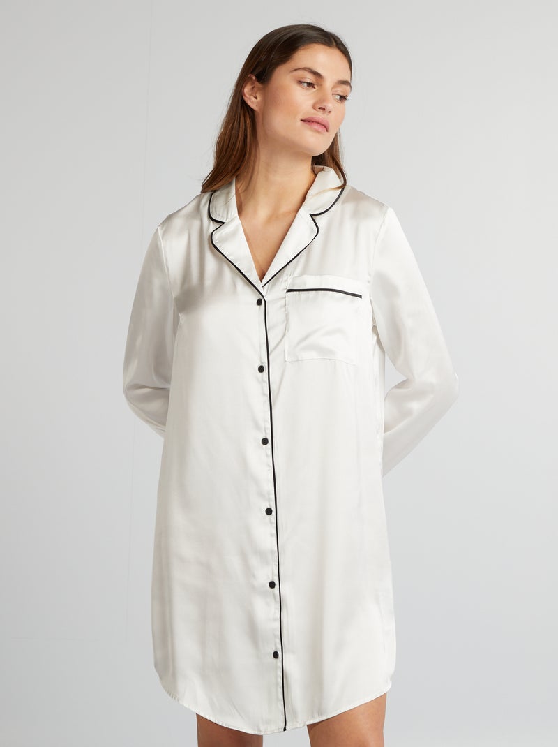 Camisón BLANCO - Kiabi