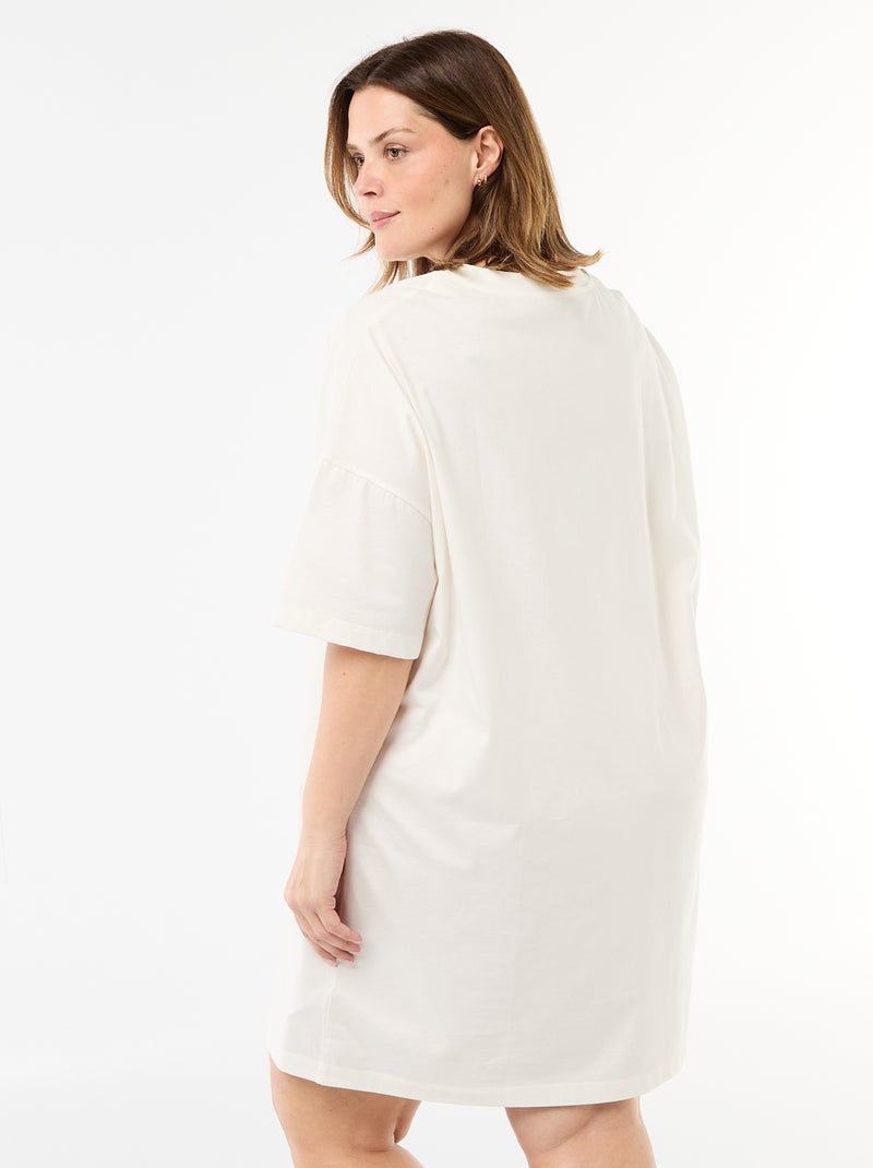 Camisón camiseta 'Campanilla' Blanco - Kiabi