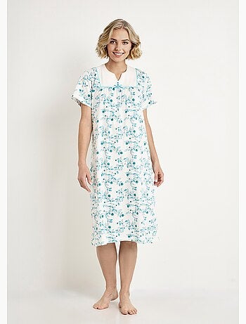 Camisón cómodo de largo medio estampado - Afibel