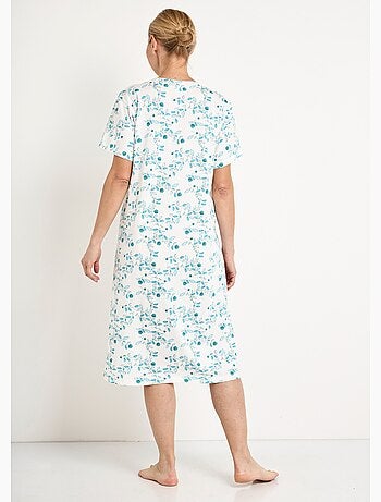 Camisón cómodo de largo medio estampado - Afibel