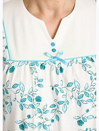 Camisón cómodo de largo medio estampado - Afibel