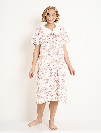 Camisón cómodo de largo medio estampado - Afibel