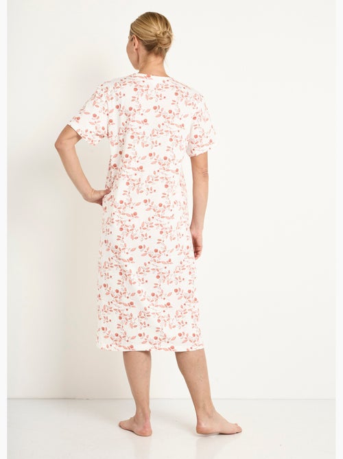 Camisón cómodo de largo medio estampado - Afibel - Kiabi