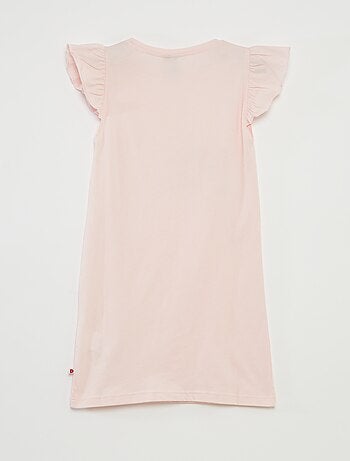 Camisón con volantes y estampado
