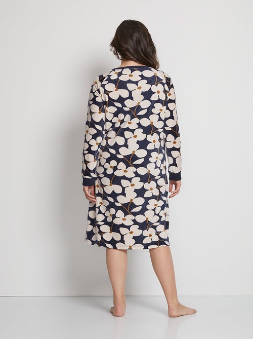 Camisón corto de manga larga - Afibel - Kiabi