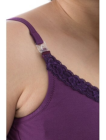 Camisón de embarazo y lactancia LILAS 'Bogema'