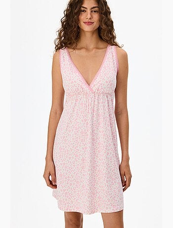 Camisón de encaje leopardo penti