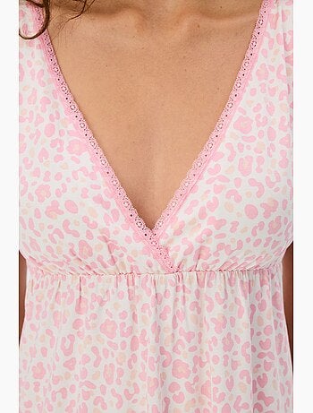 Camisón de encaje leopardo penti