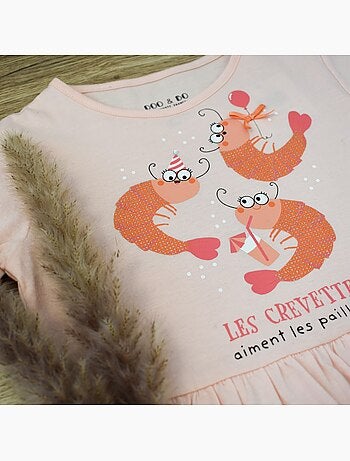 Camisón de jersey 'Sequined Shrimp' de DOO&BO