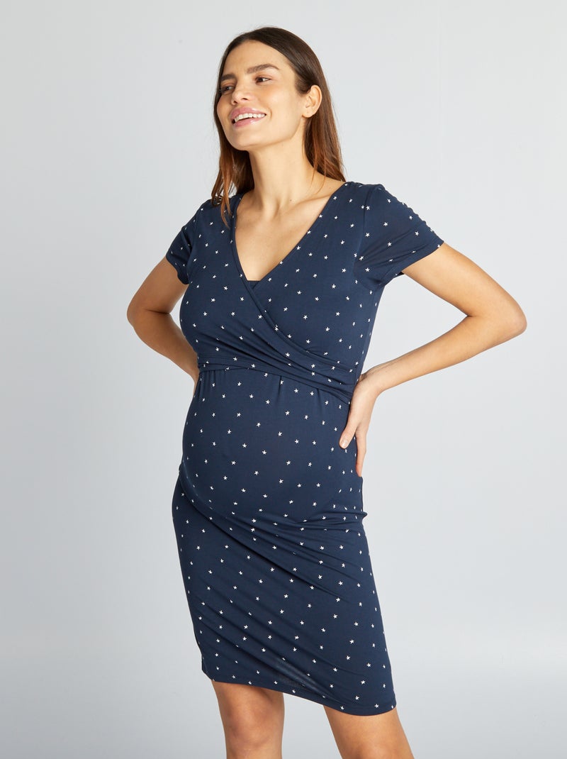 Camisón de lactancia AZUL - Kiabi