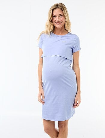 Camisón de lactancia con mensaje
