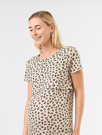 Camisón de lactancia con mensaje