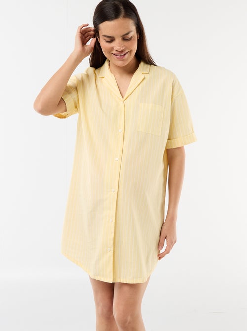 Camisón de maternidad abotonado - Kiabi