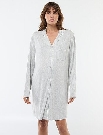 Camisón de noche premamá liso