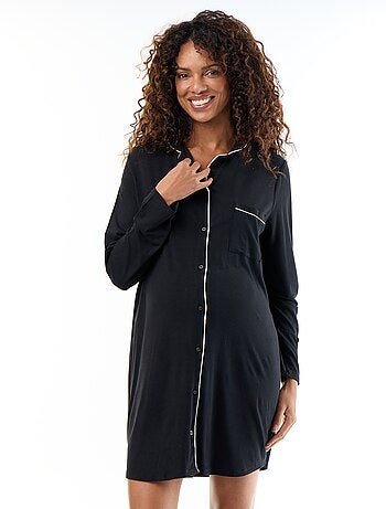 Camisón de noche premamá liso