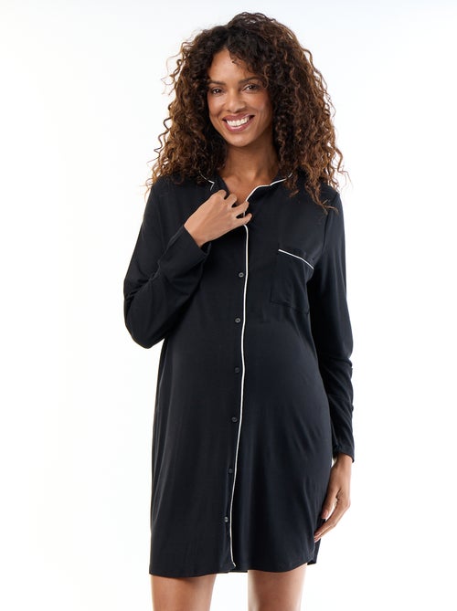 Camisón de noche premamá liso - Kiabi
